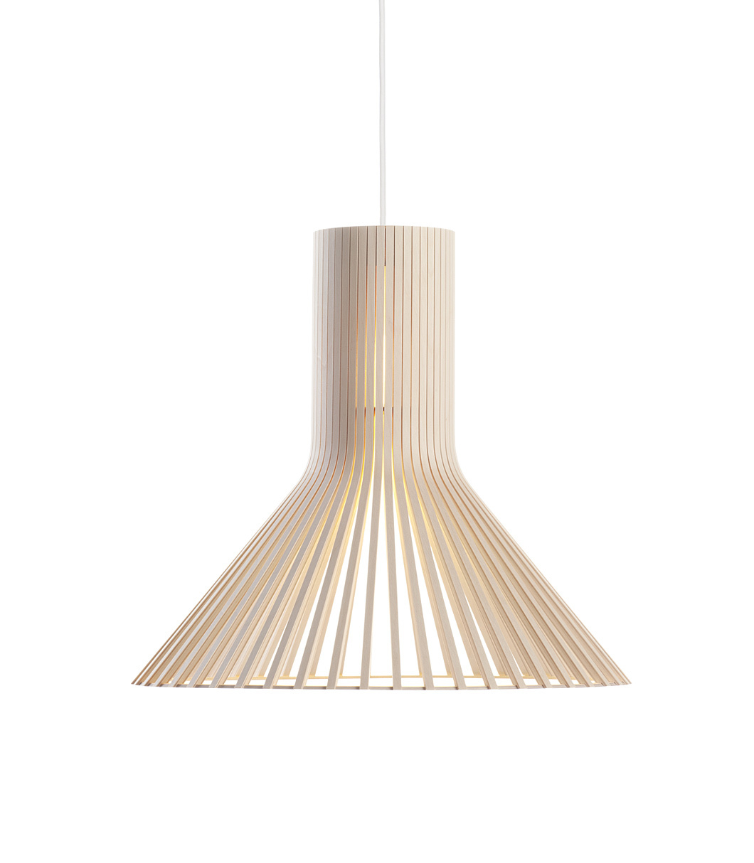Puncto 4203 pendant lamp is available in natural birch