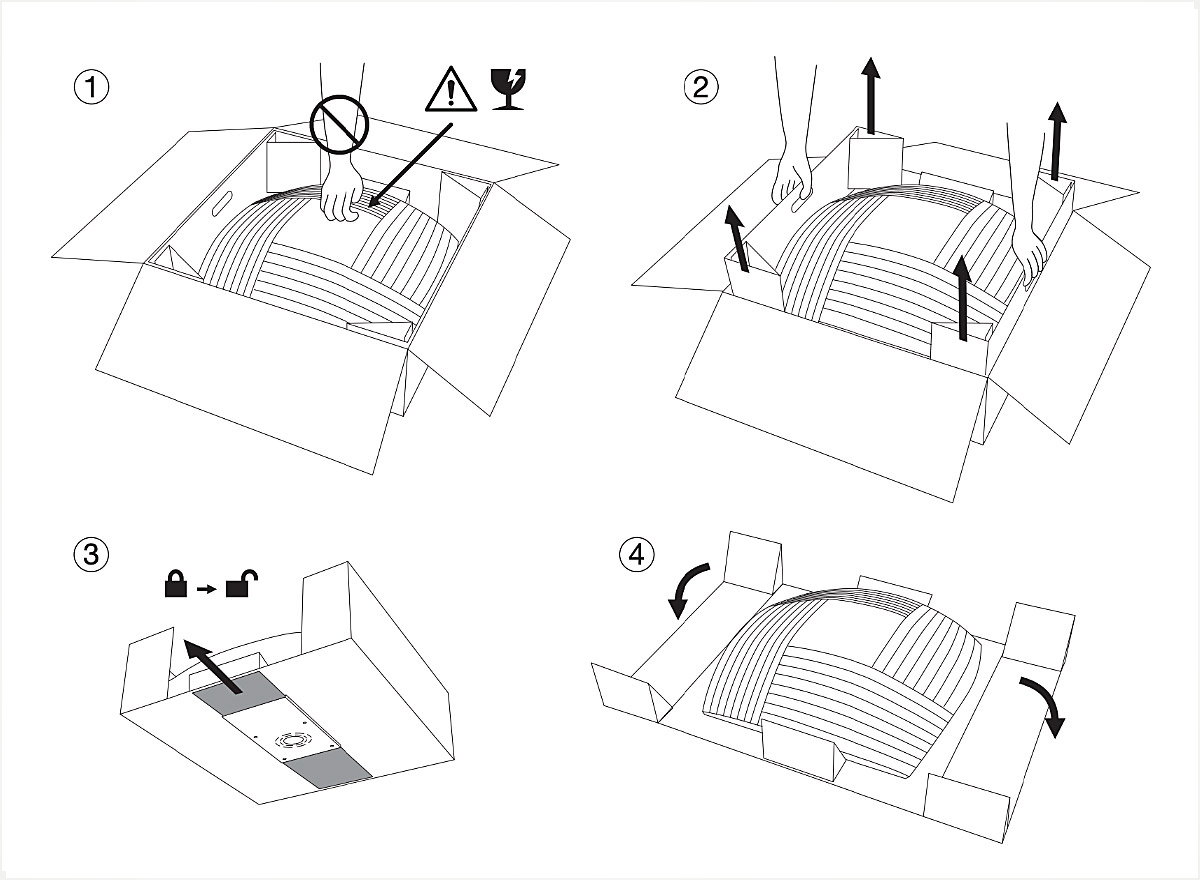 When necessary the assembly and installation instructions are available for downloading on the product pages.