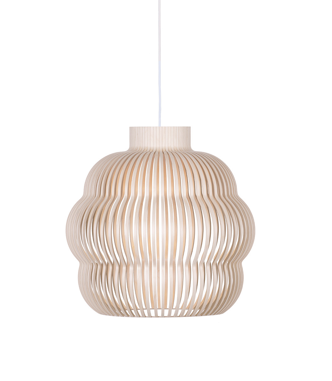 Kumulo 5200 pendant lamp is available in natural birch